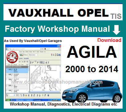 Vauxhall Agila Workshop Service Repair Manual